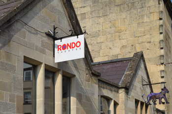 Shot of the exterior of the Rondo Theatre in Bath a community project designed by Jonathan Hetreed.