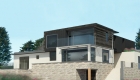 3D drawing of scheme to extend and reconfigure a bungalow in south Bristol.