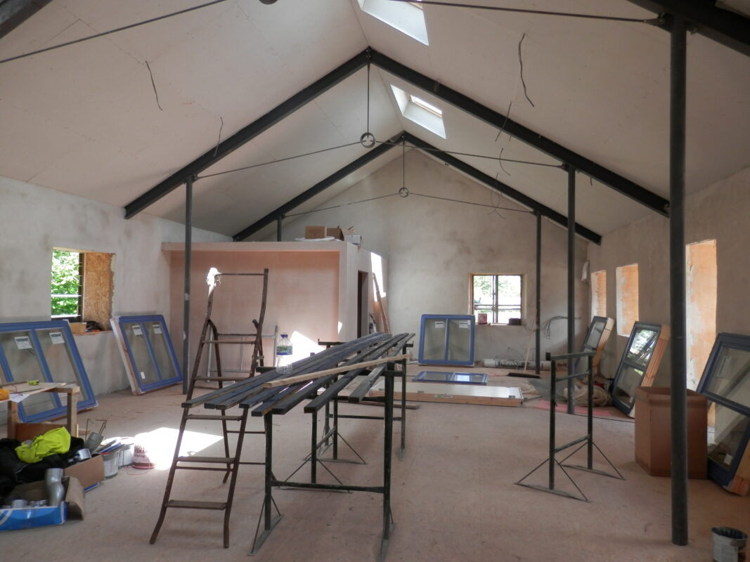 Image illustrating derelict building under construction 