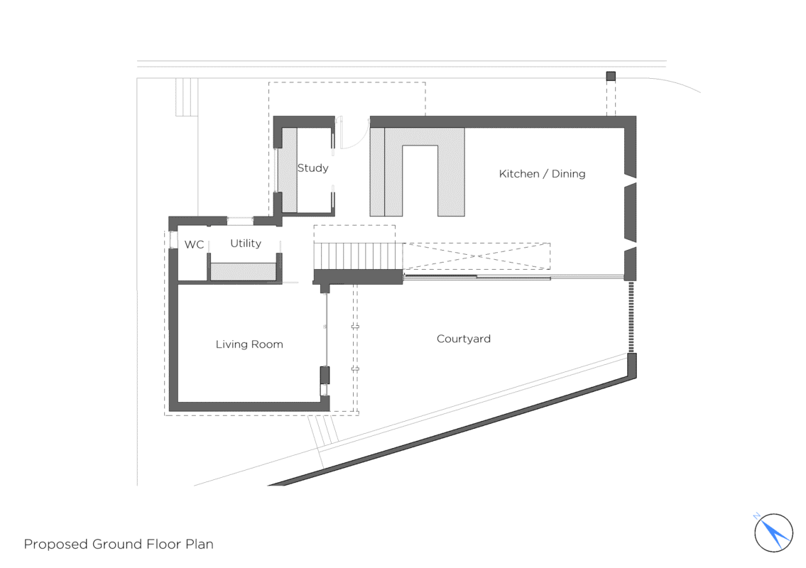 Image illustrating ground floor plan layout