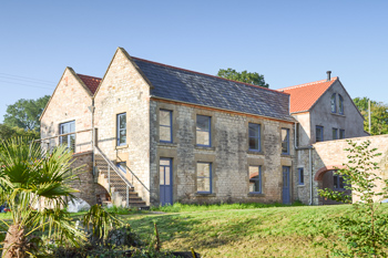 Image of the outside of the renovated buildings at Paulton Engine