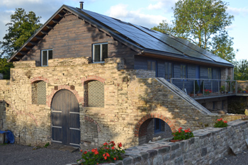 Paulton Studio Image illustrating finished construction of reconstructed studio