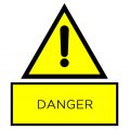 CDM danger sign