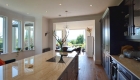 Kingsfield house Bath extension, kitchen with dining room extension beyond