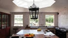 manor house kitchen with lantern rooflight