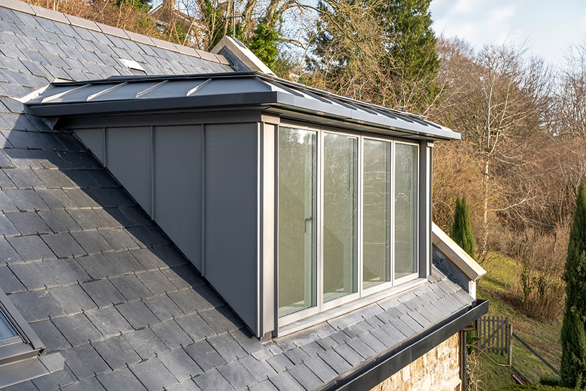New zinc dormer close up