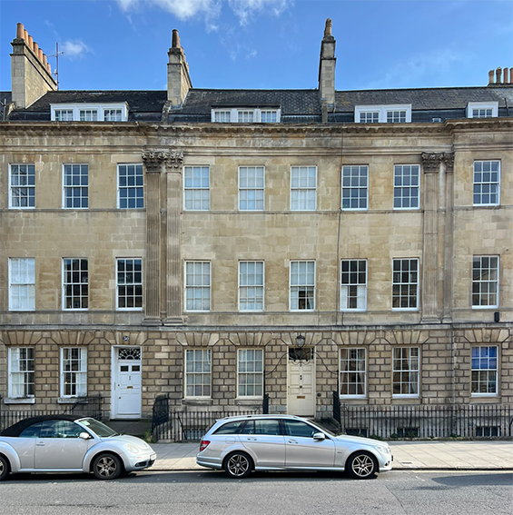 Great Pulteney Street townhouse elevation