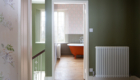 View of upgraded bathroom in listed building