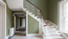 Renovated staircase in listed building