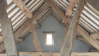 image of Jamie's Farm Herefordshire barn conversion roof structure