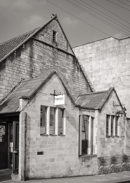 exterior of the Rondo Theatre in Bath a community renovation project designed by Jonathan Hetreed