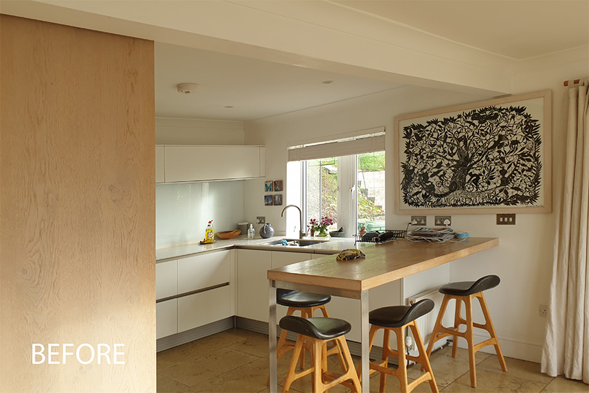 1960s house kitchen before renovation