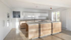 view of Ben Argent kitchen in enlarged room with more daylight improving dark 1960s house